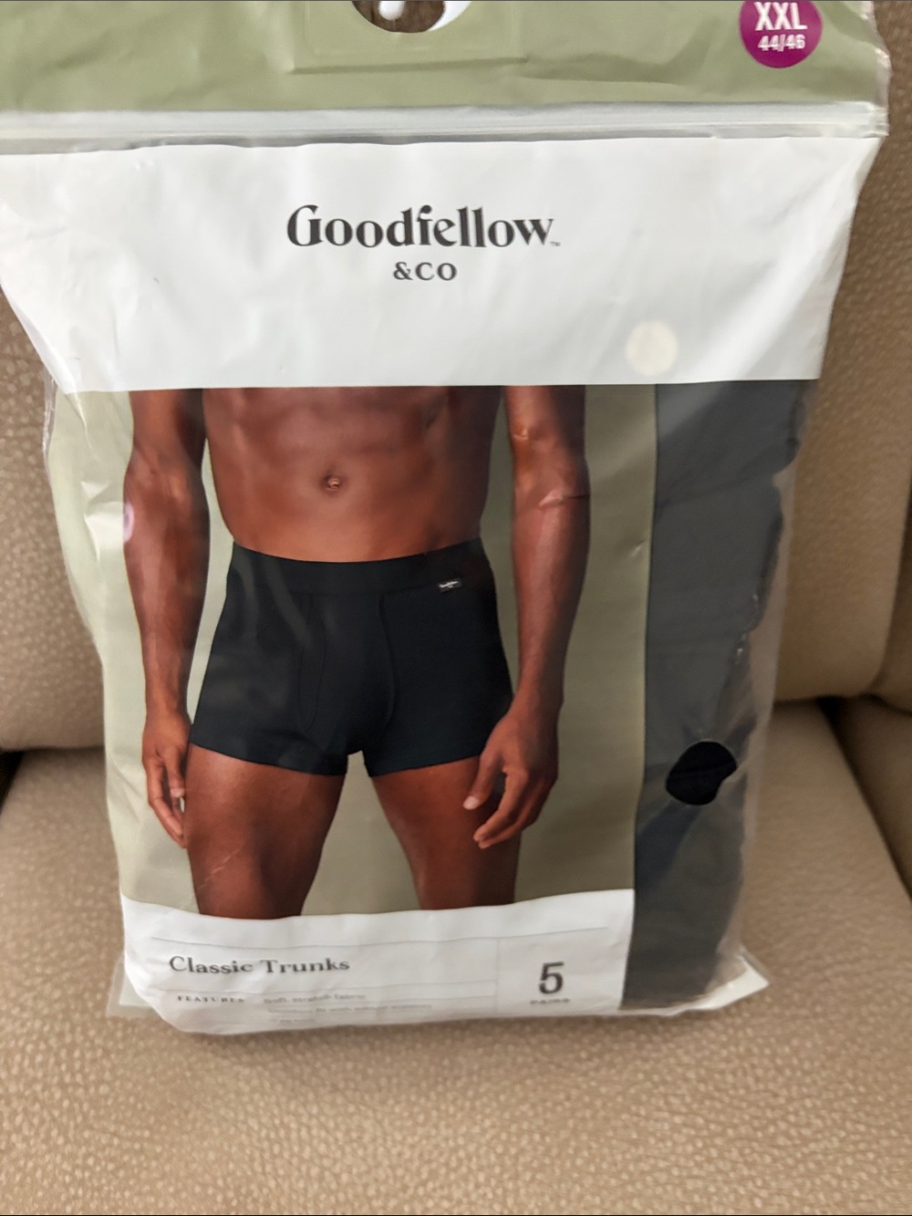 Goodfellow & Co Men's Black Classic Boxer Briefs - 5 Pack